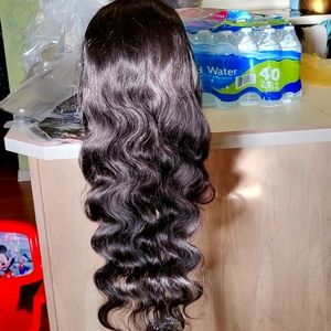 28inch bodywave human hair wig